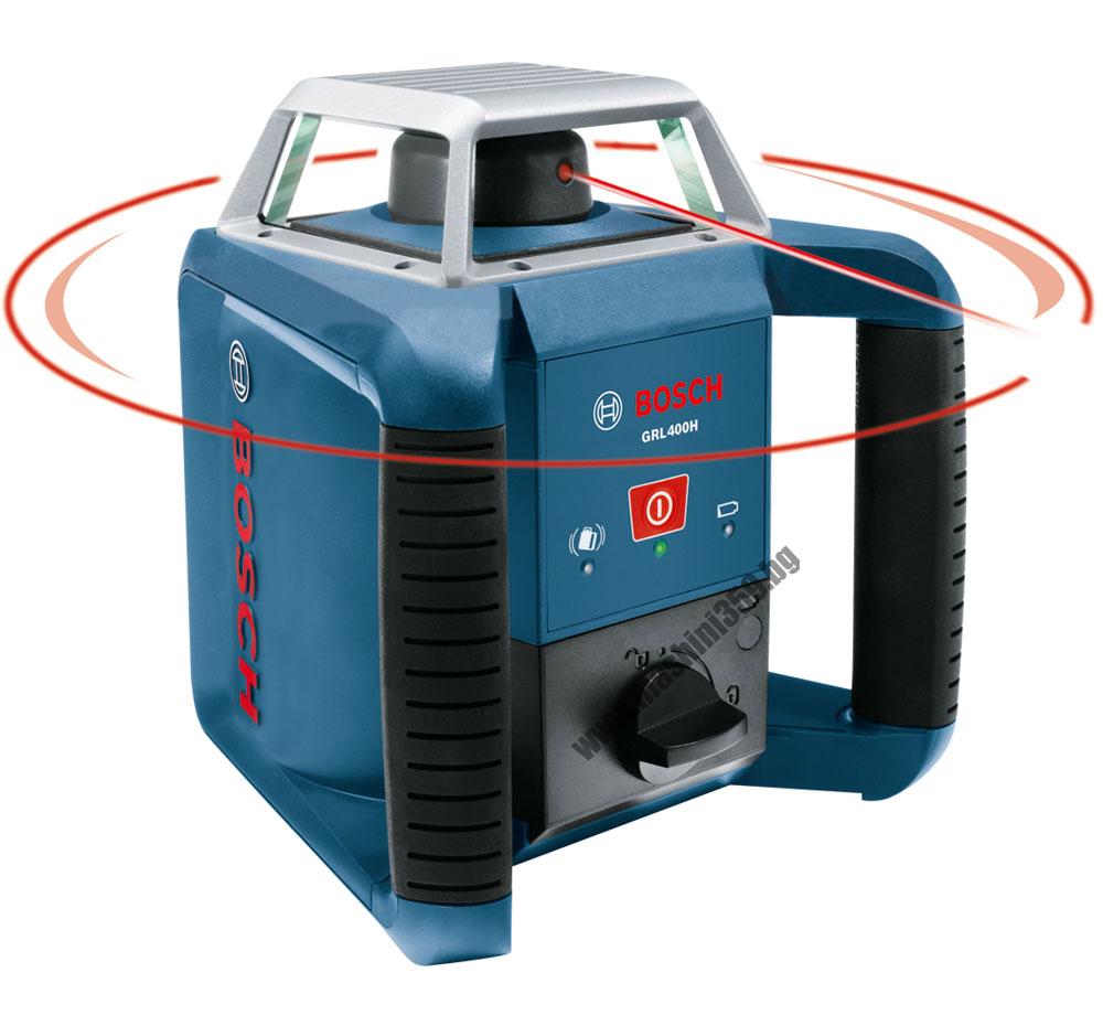 Ротационен лазер Bosch  GRL 400 H Professional  до 400 m с приемник
