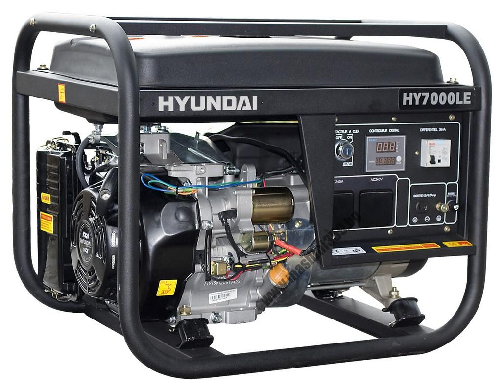 Мотогенератор HY7000 LE - 5,5 kW, eл. стартер HYUNDAI