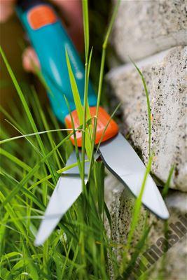 Ножици за трева, въртящи се на 360* GARDENA Comfort / вълнообразни остриета, с незалепващо покритие /