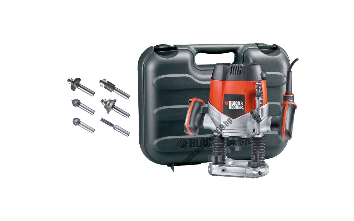 Фреза електрическа Black & Decker KW900EKA / 1200W /