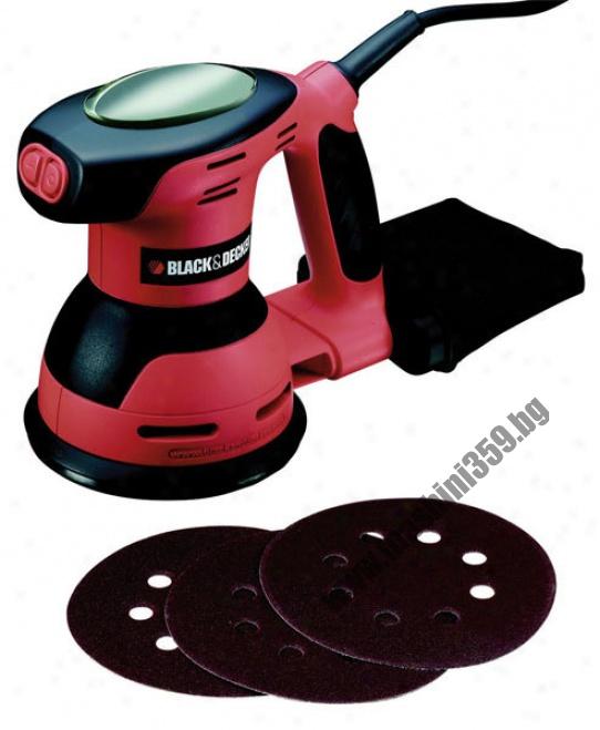 Ексцентър шлайф 15мм Black & Decker KA198 260W