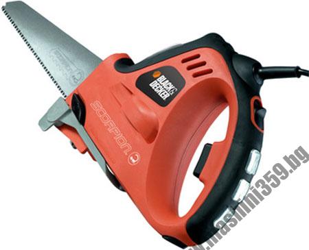 Прав трион / саблен електрически  Black and Decker `Scorpion` KS890EK / 400W /