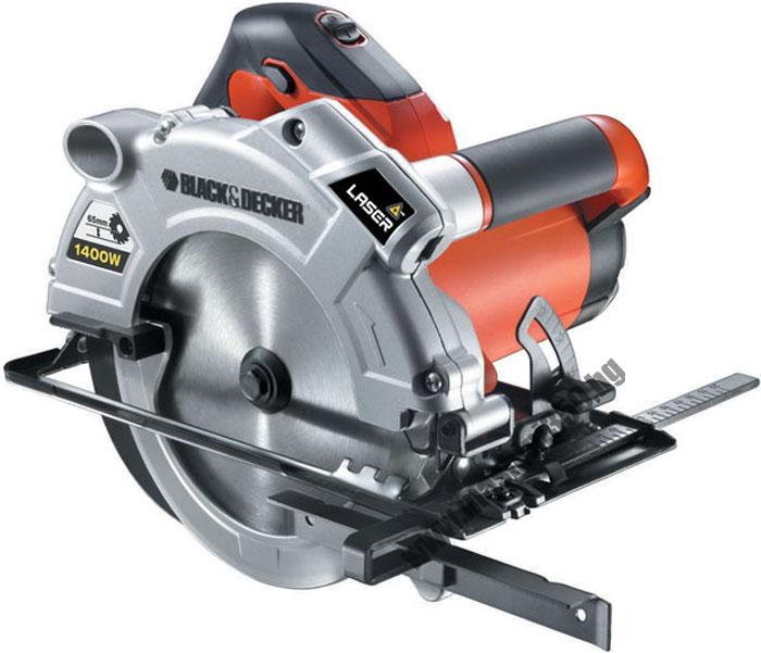 Ръчен циркуляр Електрически Black & Decker KS1400L / 1400W /