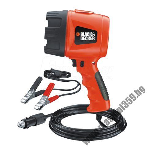 Халогенна лампа подвижна кварцова  Black & Decker BDSL300 / 12V /