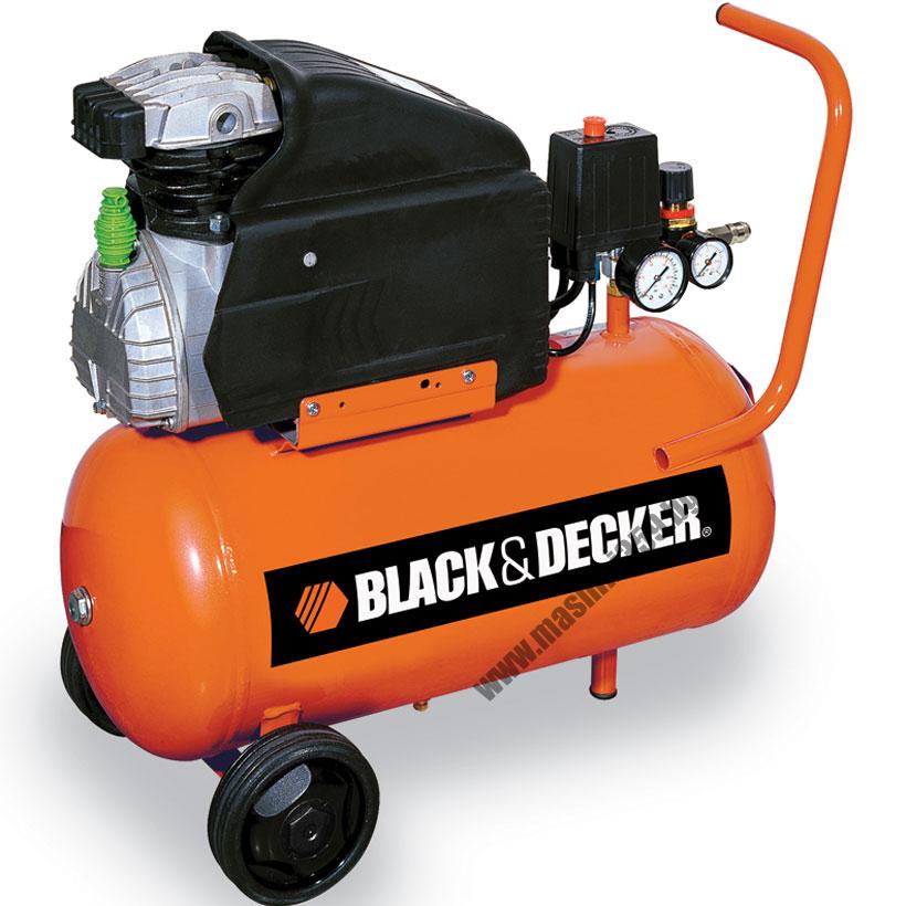 Компресор портативен 24л. / 1.4 KW / BLACK & DECKER CP2525 / 8 бара /