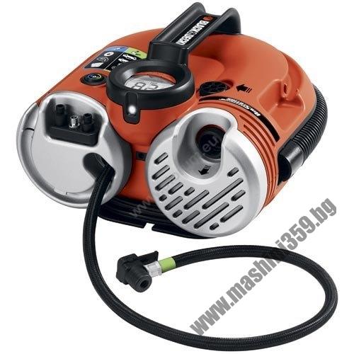 Портативен въздушен компресор Black & Decker ASI500 / 11 bar /