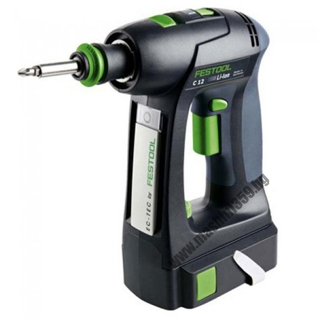 Винтоверт/бормашина акумулаторен C 12 Li 1.3 Plus 10.8 V Festool