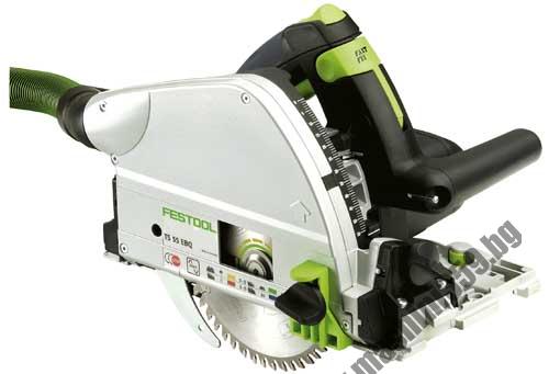 Трион кръгов TS 55 EBQ-Plus 1200W 2000-5200об диск ф160мм Festool