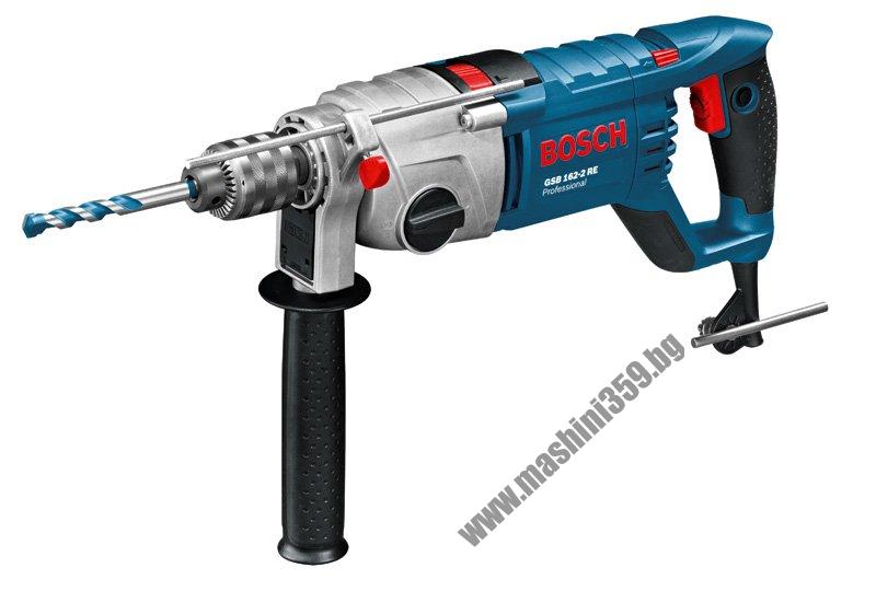 Ударна бормашина Bosch GSB 162-2 RE - 1500 W с патронник зъбен венец 16 mm