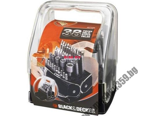 НАКРАЙНИЦИ И БИТОВЕ В ПОСТАВКА  КОМПЛЕКТ ОТ 38 ЧАСТИ BLACK & DECKER A7134