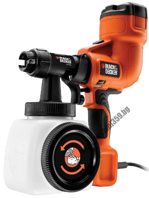 Пистолет бояджийски електрически BLACK & DECKER HVLP200 /350W/