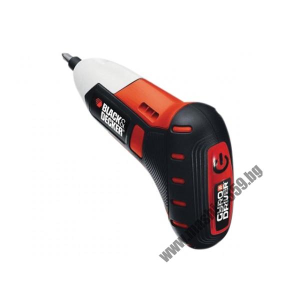 Отвертка акумулаторна с жироскоп Black & Decker BDCS36G / 3,6 V 1.3 Ah /