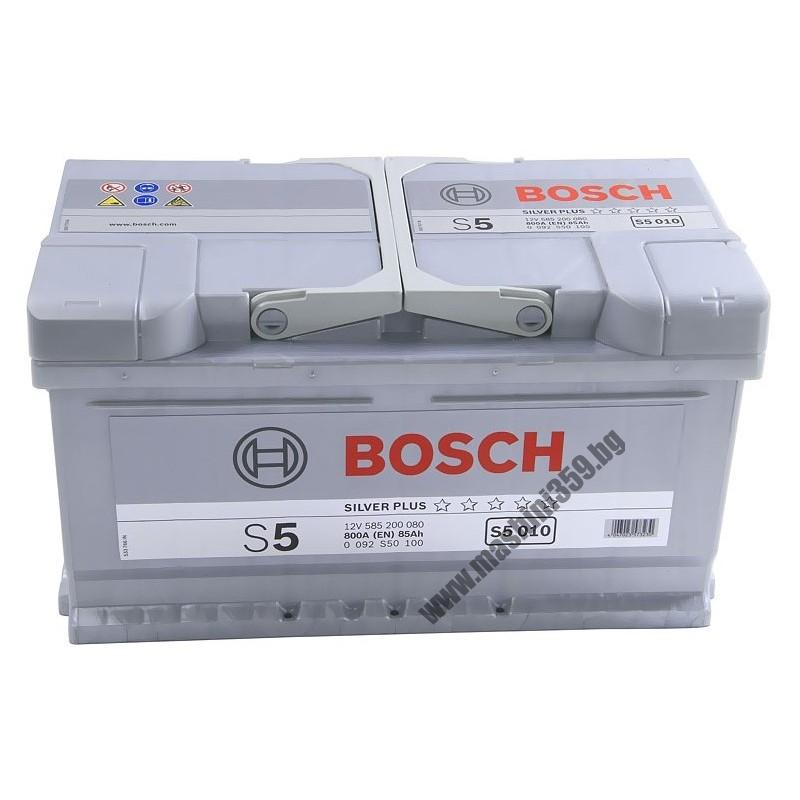 АКУМУЛАТОР BOSCH SILVER 85 AH 800 А