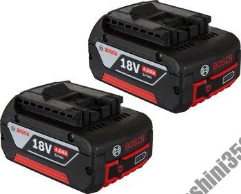 АКУМУЛАТОРНИ БАТЕРИИ BOSCH GBA 18V 4,0 AH /2 БРОЯ, COOLPACK ТЕХНОЛОГИЯ/