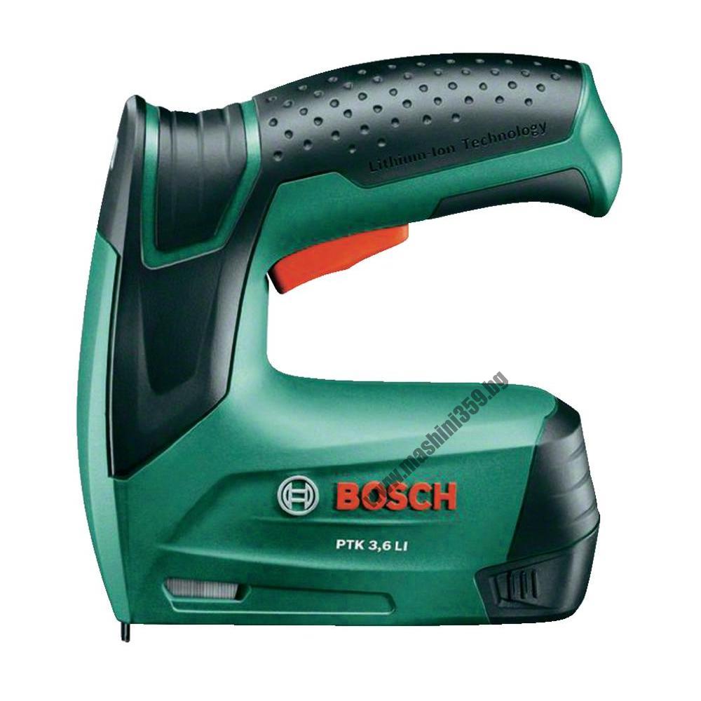 АКУМУЛАТОРЕН ТАКЕР BOSCH PTK 3,6 LI