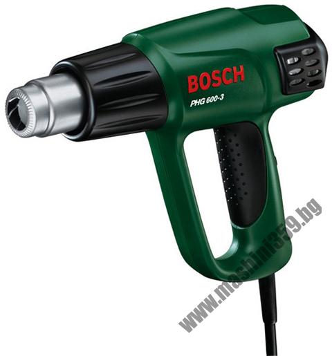 ПИСТОЛЕТ ЗА ТОПЪЛ ВЪЗДУХ BOSCH PHG 600-3