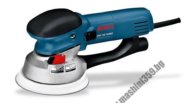 Eксцентрикова шлифовъчна мaшина BOSCH GEX 150 Turbo Professional / 600 W 150mm /