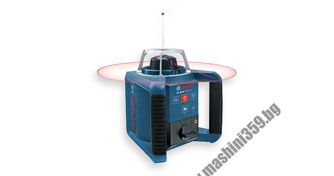 Ротационен лазер BOSCH GRL 300 HV Professional / ДО 300 МЕТРА С ПРИЕМНИК /