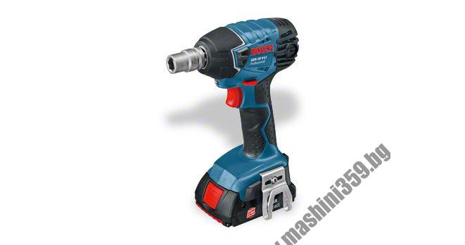 Акумулаторен ударен гайковерт BOSCH GDS 18 V-LI Professional / КУФАР L-BOXX, 2 БАТЕРИИ 1,3 AH /