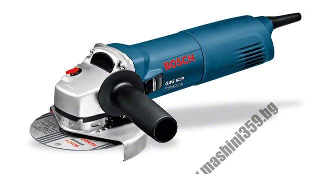 ЪГЛОШЛАЙФ BOSCH GWS 1000 PROFESSIONAL 125MM / 1000W /