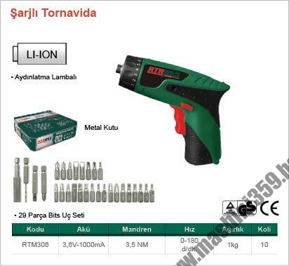 АКУМУЛАТОРНА ОТВЕРТКА RTRMAX RTM306 /3,6V/