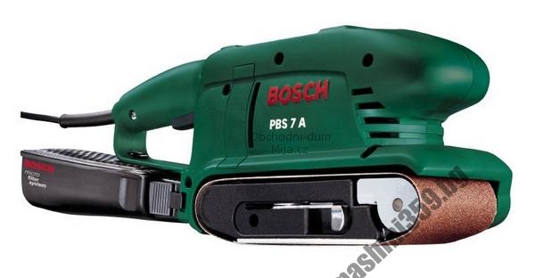 Лентив шлайф Bosch PBS 7 A - 600W, микрофилтър