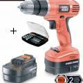 Бормашина акумулаторна  / 12V 1,2Аh / EPC12CABX с ПОДАРЪК A7062 Black and Decker