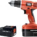 Бормашина акумулаторна  Black & Decker EPC14CAB / 2 батерии 14.4V 1,2Аh /