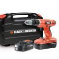 Винтоверт / Бормашина акумулаторен  Black & Decker EPC18CABK / 18.0 V 1.2Ah /